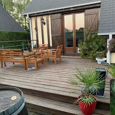 Le Chalet Normand Merville-Franceville-Plage Bagian luar foto